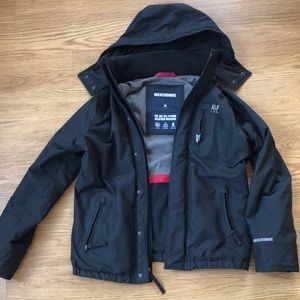 Black all-weather warrior jacket
